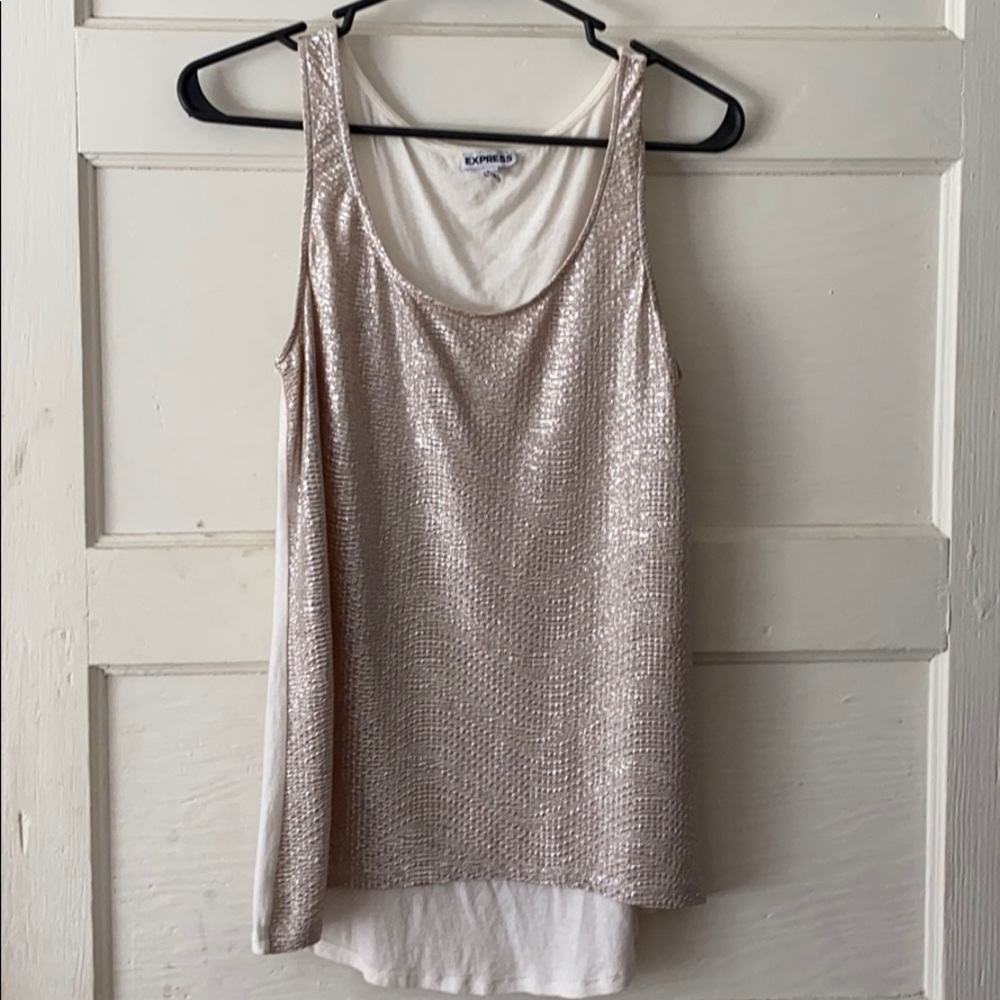 Express Silver/Metallic Tank